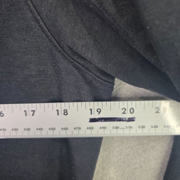 Womens Under Armour Loose Fit Black Pullover Sweatshirt Cowlneck Drawstring M - Picture 6 of 8